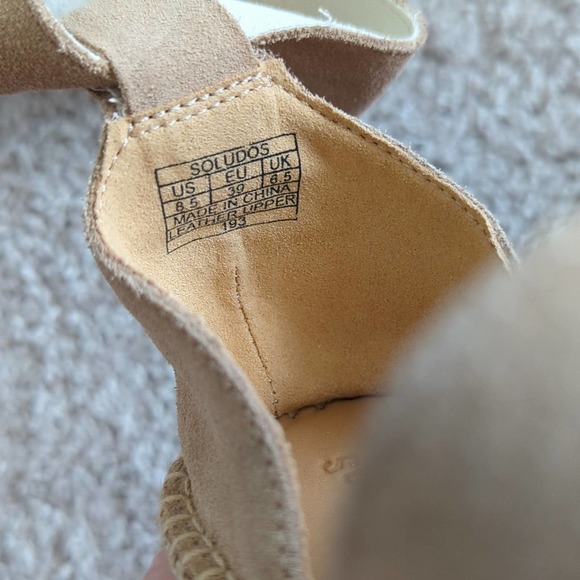 Soludos Palma Platform Sandal in Blush Size 8.5 NWOB - Picture 9 of 9